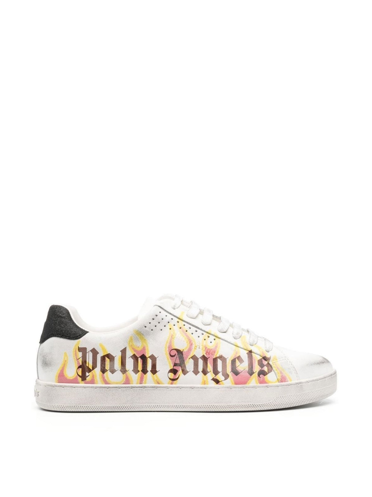 PALM ANGELS Flame Logo Spray Print Sneakers