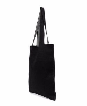 PALM ANGELS Chic Logo Knit Shopper Tote Handbag 40X34 CM