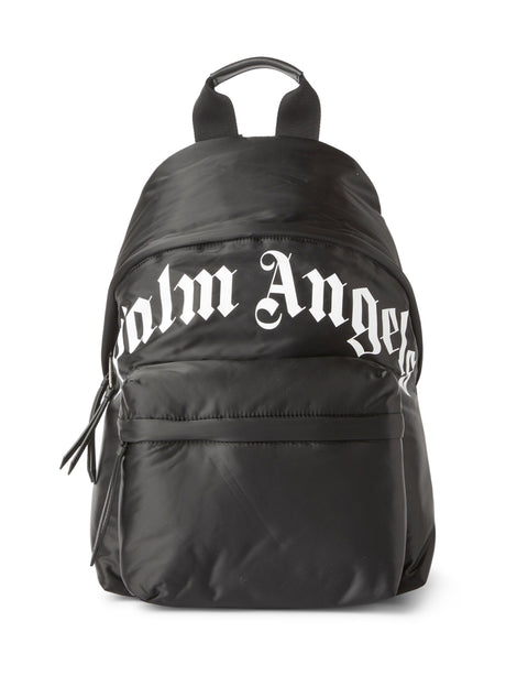 PALM ANGELS Curved Logo Mini Backpack 39x28x23 CM