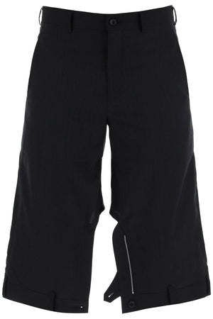 COMME DES GARÇONS HOMME PLUS Men's Upside Down Bermuda Shorts in Black