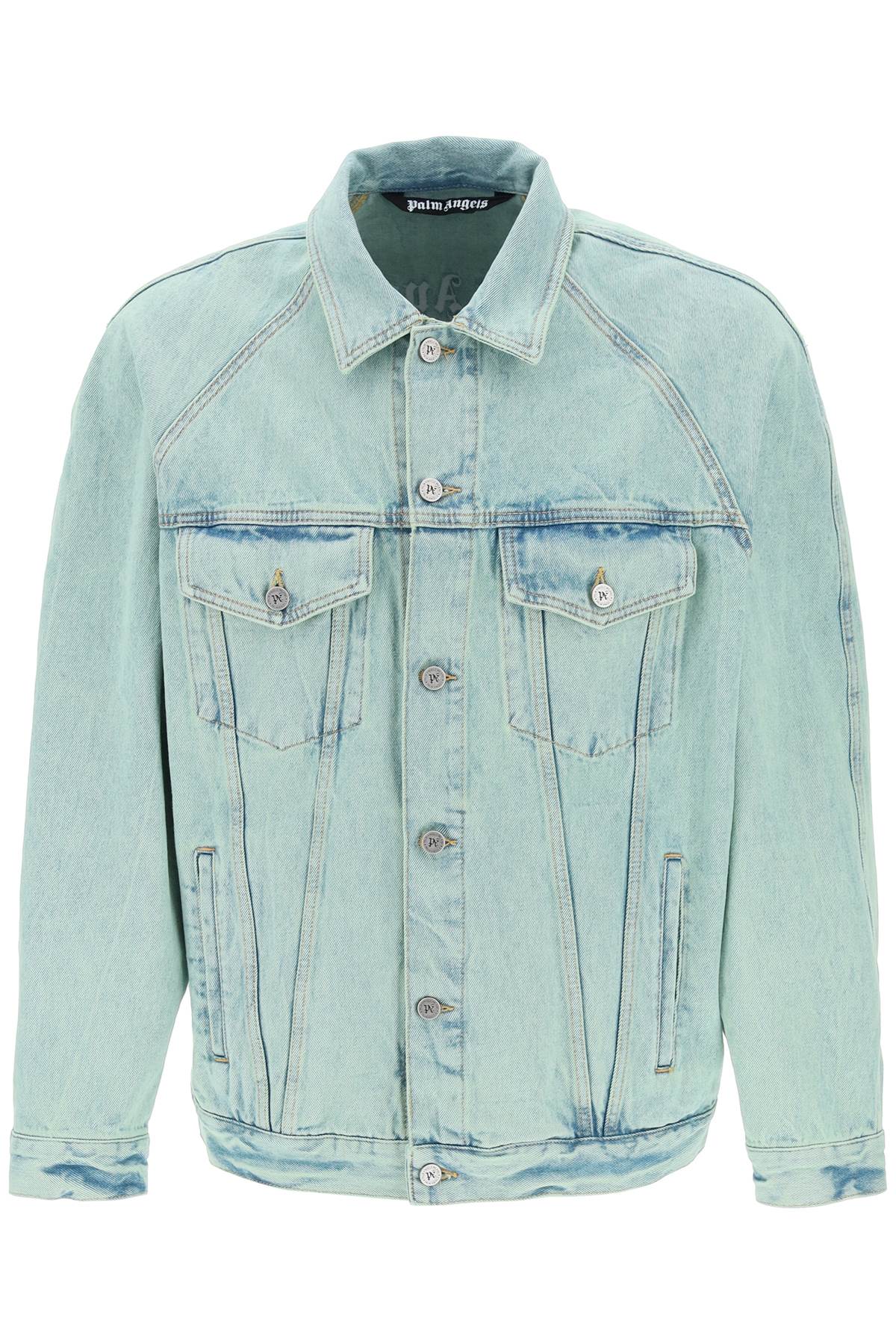 Áo khoác jeans xanh nhạt nam cho mùa Xuân Hè 24