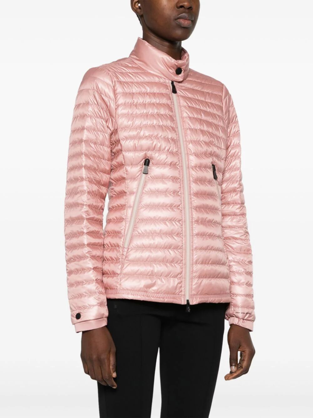MONCLER Pink and Purple Short Down Jacket for Women | SS24 Season