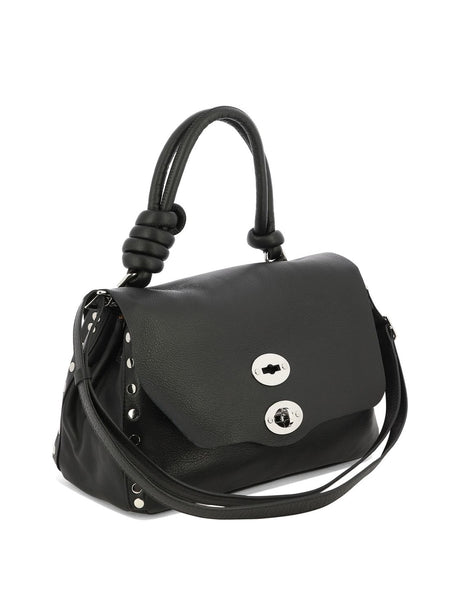 ZANELLATO Elegant Black Leather Handbag for Women - SS24 Collection