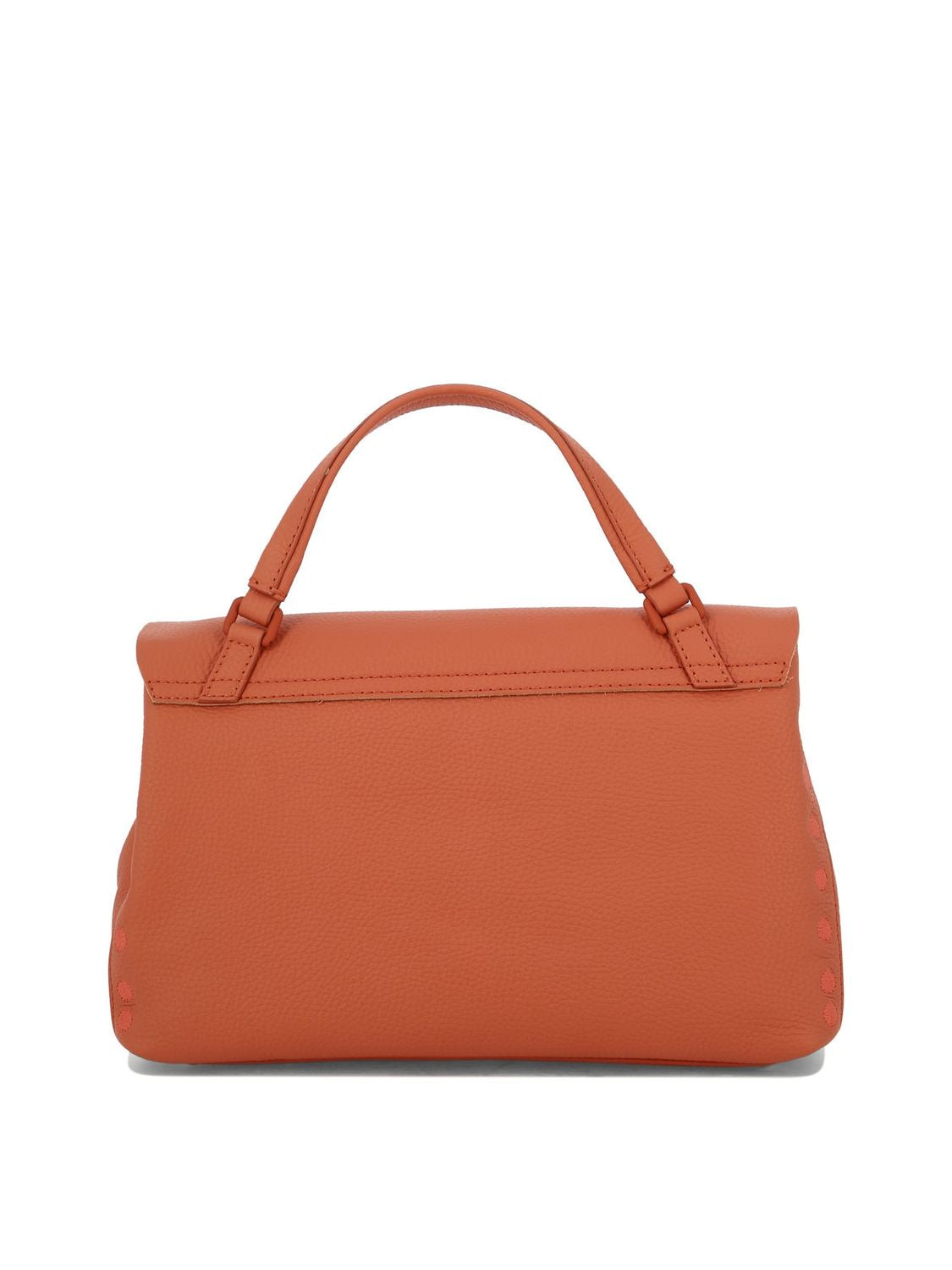 ZANELLATO Sophisticated Orange Leather Handbag for Women - FW24