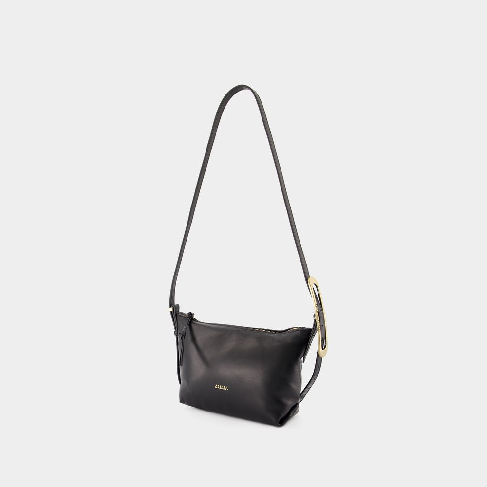 ISABEL MARANT Elegant Mini Black Leather Purse