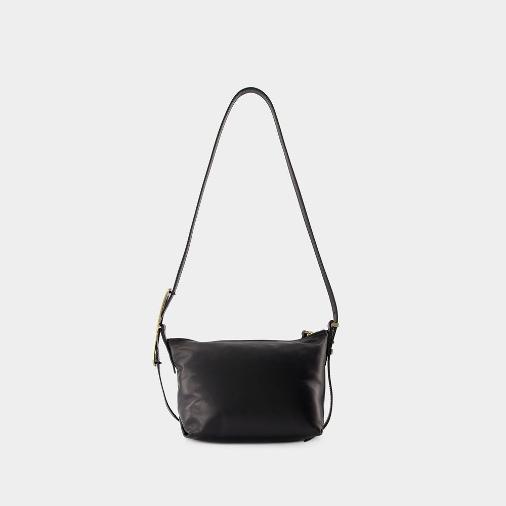 ISABEL MARANT Elegant Mini Black Leather Purse