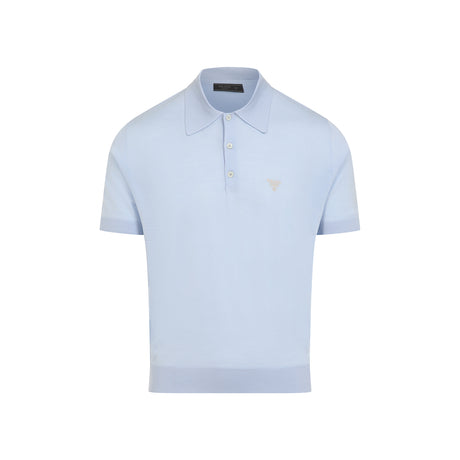 PRADA Luxury Virgin Wool Polo for Men