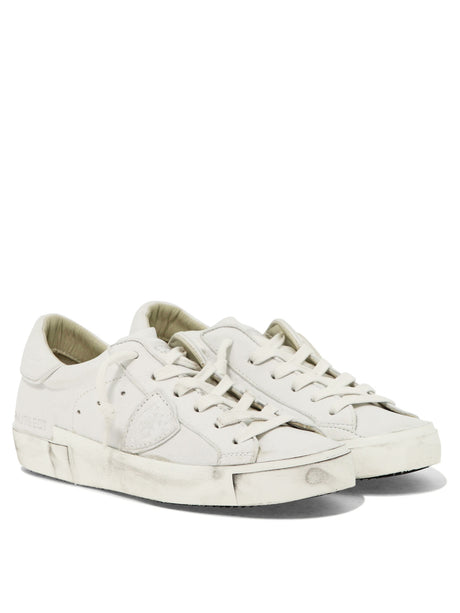 White Leather Sneakers for Women - SS24 Collection