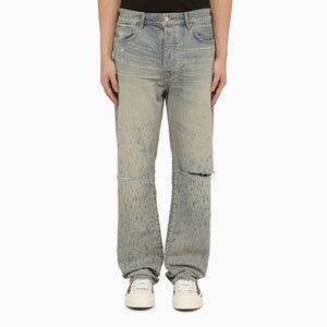 AMIRI Antique Indigo Ripped Jeans for Men