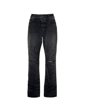 Quần Jeans Phối Màu Faded Black Shotgun Straight cho Nam - Bộ Sưu Tập SS24