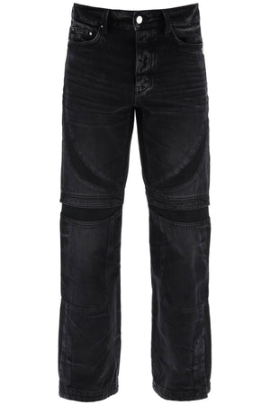 AMIRI Men's Vintage-Washed MX-3 Jeans with Mesh Inserts - Size 31