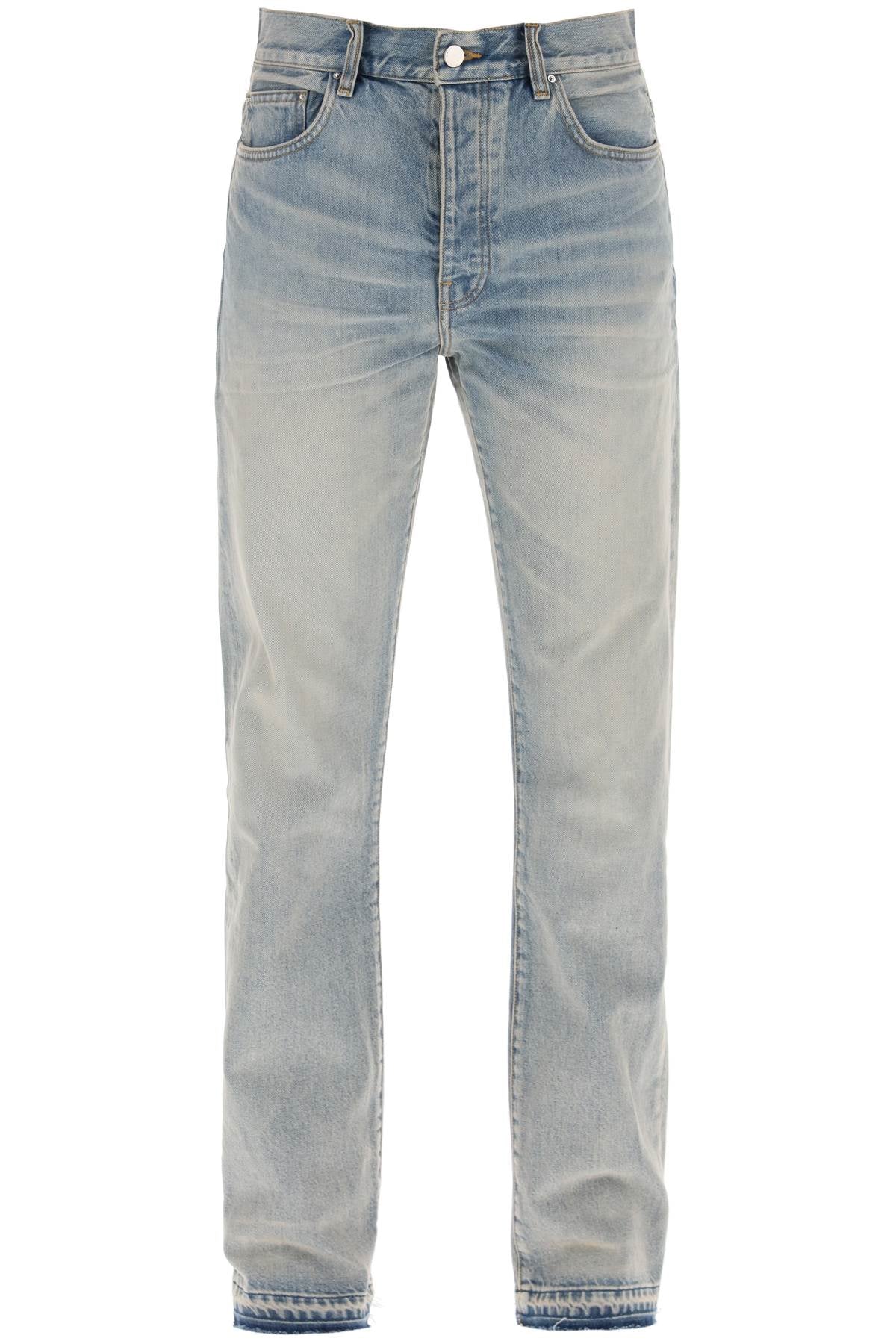 AMIRI Men's Relaxed Straight Cut Vintage-Washed Jeans (Size 31)