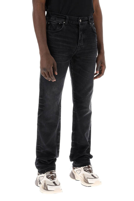 سروال جينز أسود مستقيم للرجال من SS24