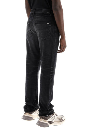 AMIRI Men's Relaxed Straight Cut Vintage-Washed Jeans (Size 31)