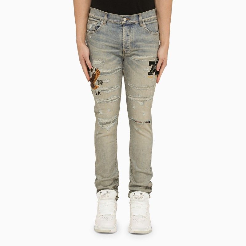 Indigo Eagle Varsity Jeans for Men | SS24 Collection