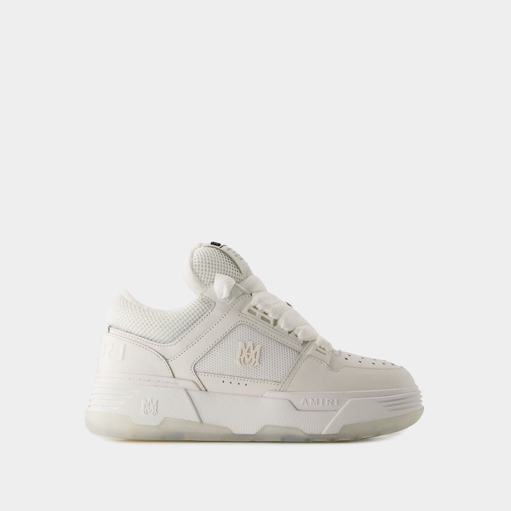 AMIRI MA 1 Elite White Leather Sneakers