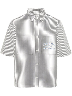 Men's Black & White Camp Shirt (SS24)