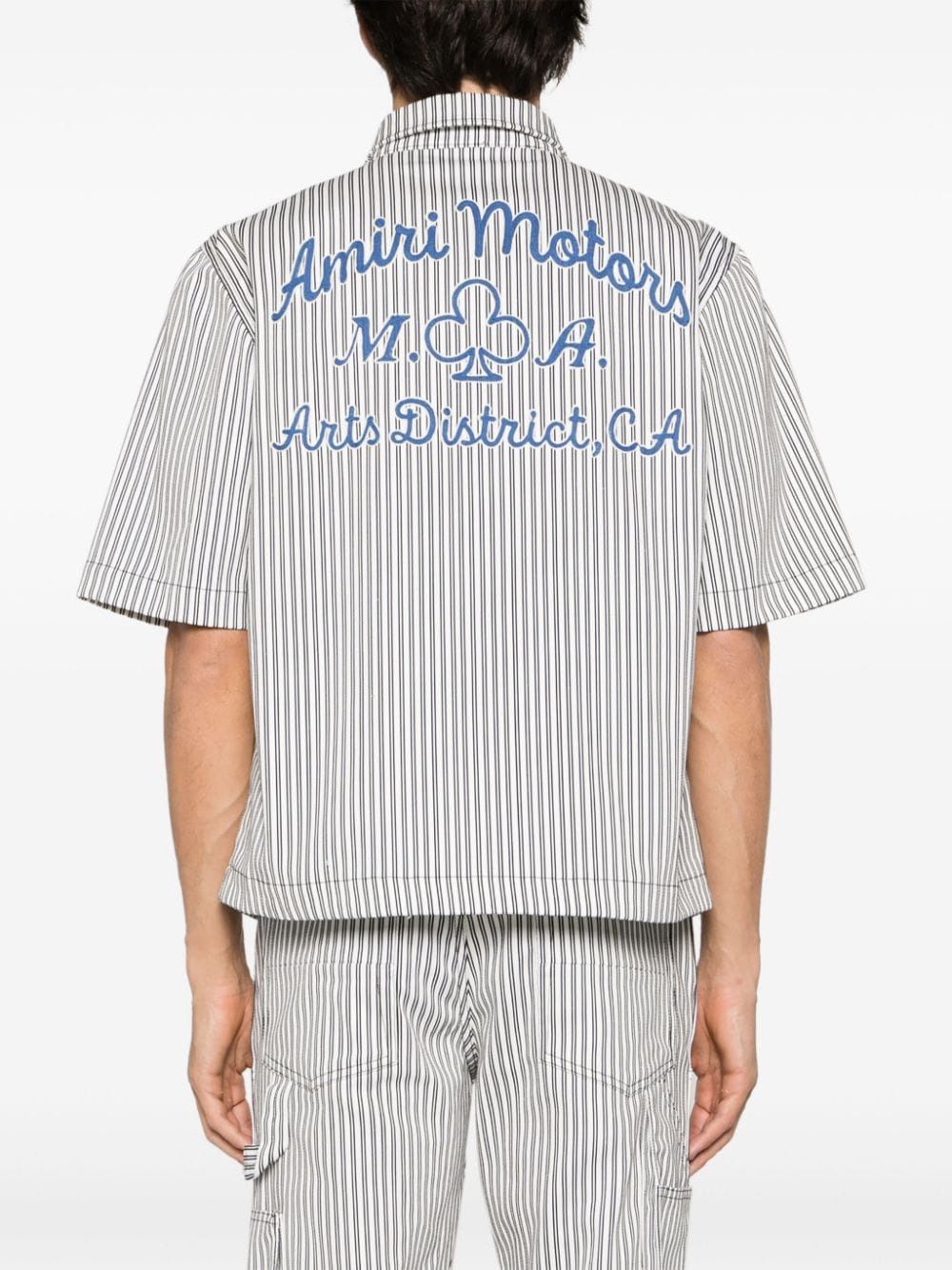 Men's Black & White Camp Shirt (SS24)