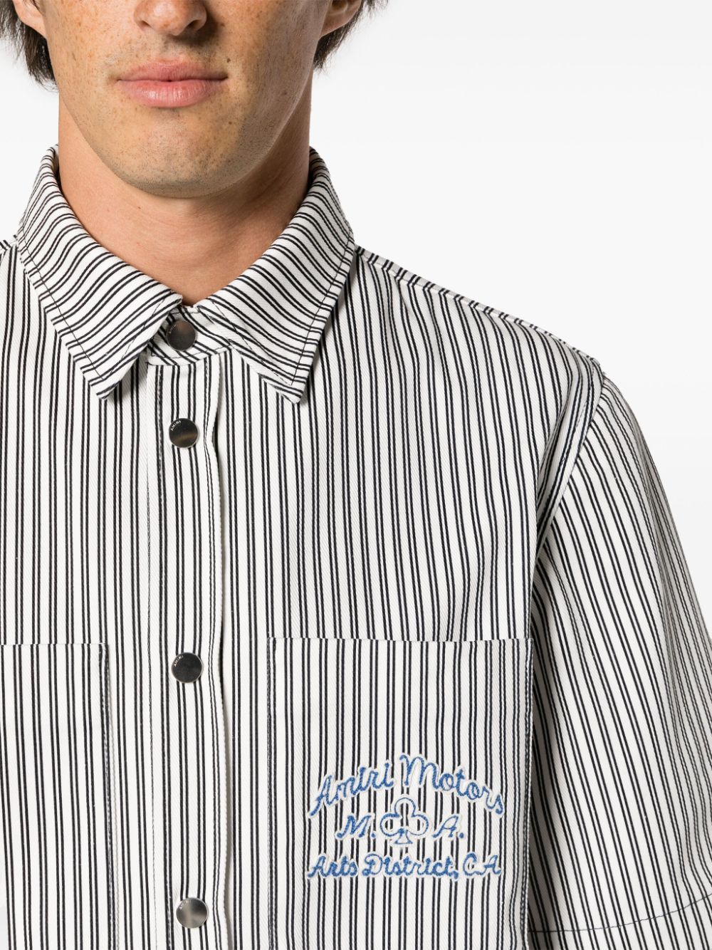 Men's Black & White Camp Shirt (SS24)