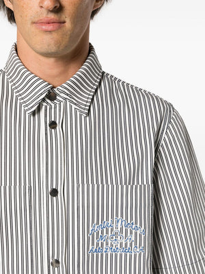 Men's Black & White Camp Shirt (SS24)