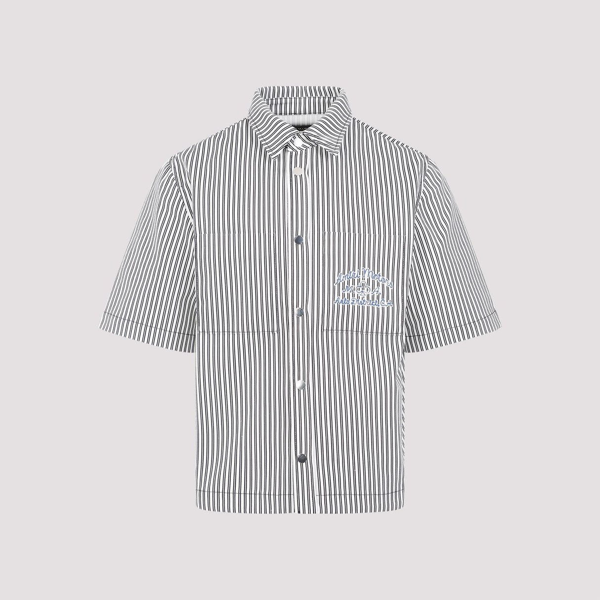 Men's Black & White Camp Shirt (SS24)