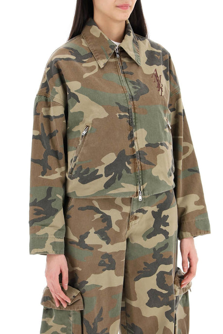 AMIRI Camouflage Workwear Style Jacket for Women