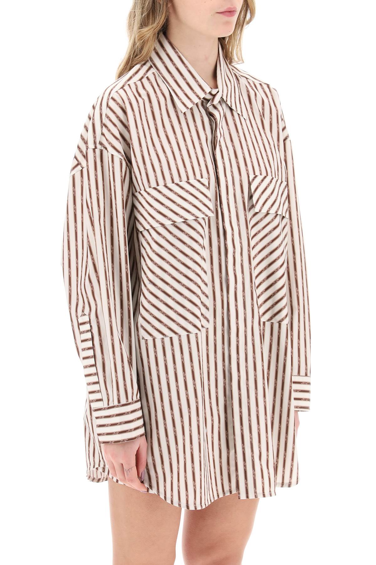 AMIRI Multicolor Striped Oversized Shirt for Women