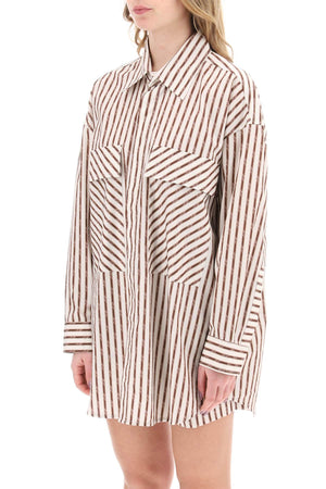 AMIRI Multicolor Striped Oversized Shirt for Women