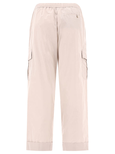 Women's Grey Cargo Trousers for SS24