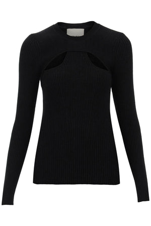 Stylish Women's Black Knit Sweater - FW23