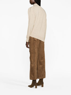 ISABEL MARANT Asymmetric-Hem Roll-Neck Jumper - FW23