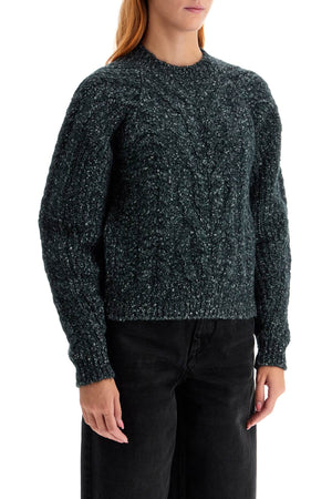 ISABEL MARANT Cozy Cable Knit Crew Neck Pullover - Size FR 36