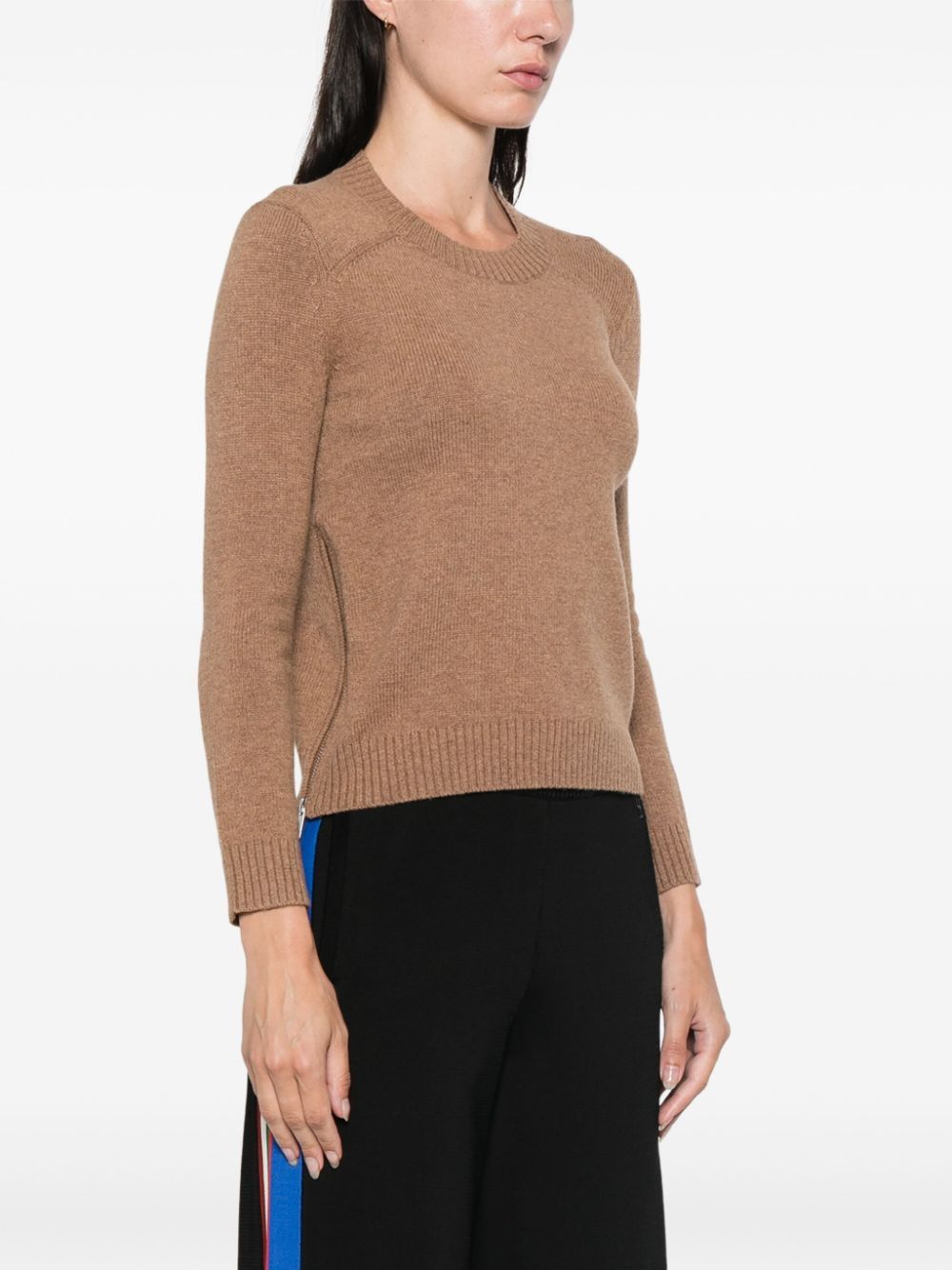 ISABEL MARANT ETOILE Ludma Camel Round Neck Sweater - Cozy and Elegant