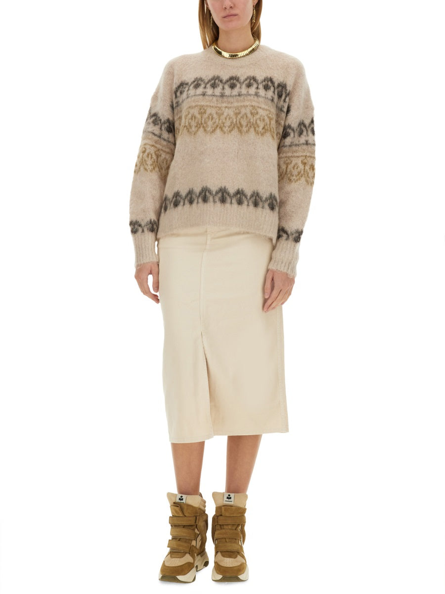 ISABEL MARANT ETOILE Dully Regular Fit Knit Shirt (FW24)