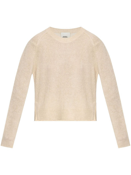 ISABEL MARANT Round Neck Sweater in Creamy Neutral