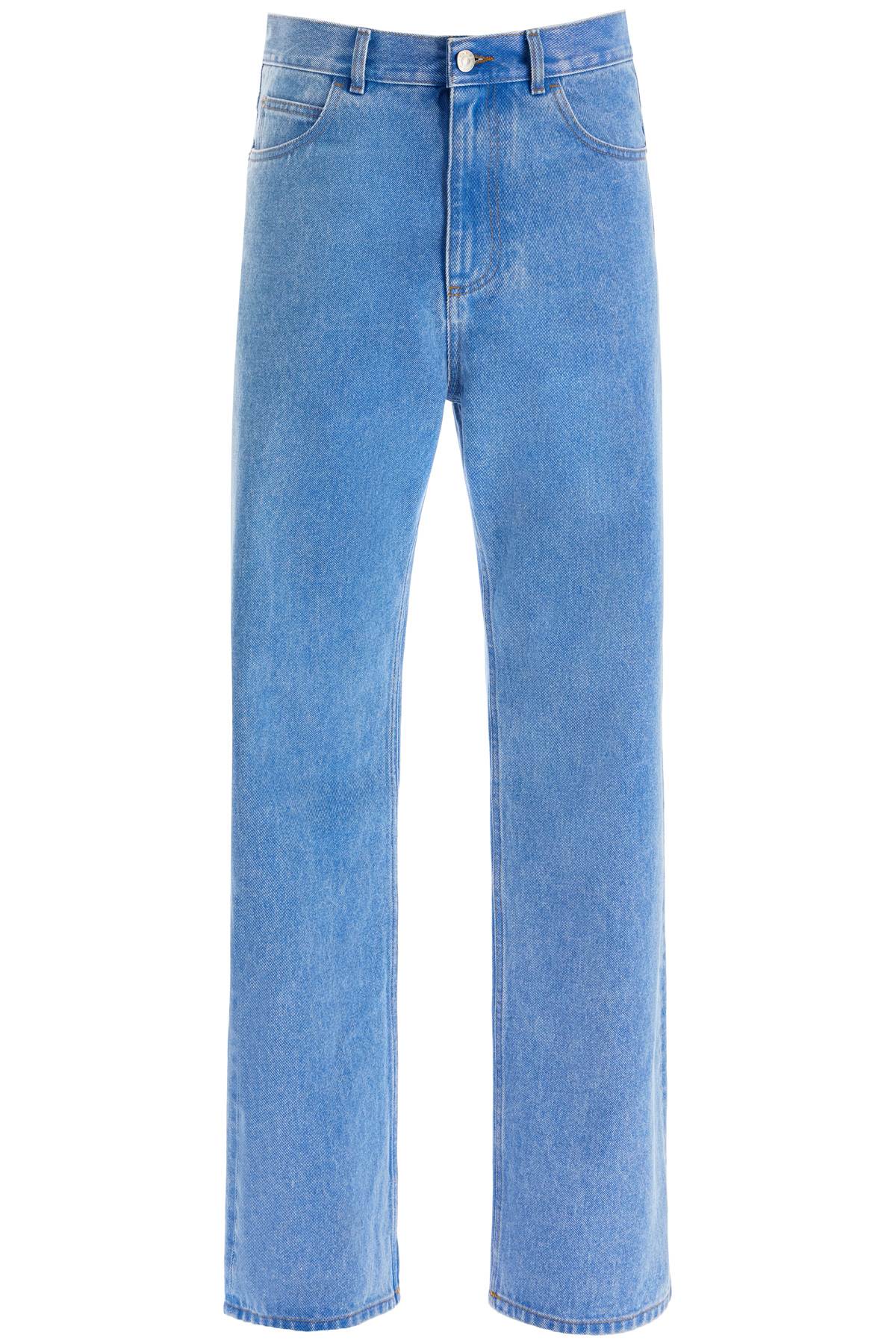 MARNI Organic Coated Straight Leg Denim Jeans