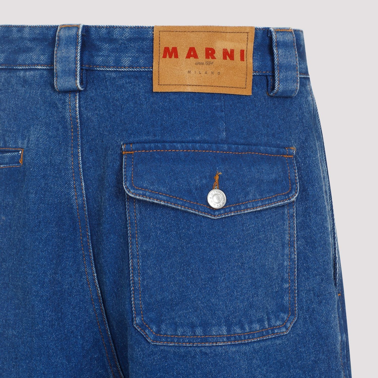 MARNI Classic Cotton Denim Pants - Men's Seasonal Essential