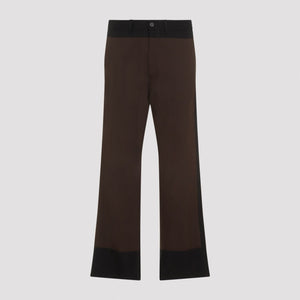 MARNI Men's Classic Virgin Wool Trousers