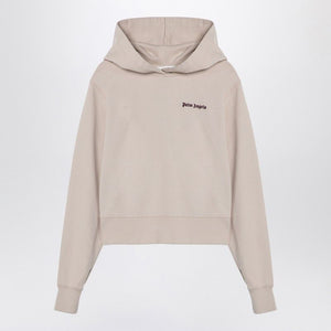 Áo Hoodie Logo Màu Beige Nhạt Dành Cho Nữ