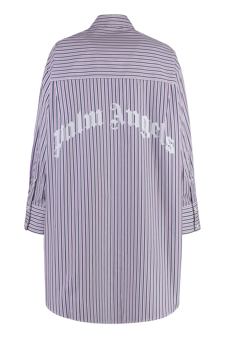 PALM ANGELS Elegant Cotton Shirt Dress