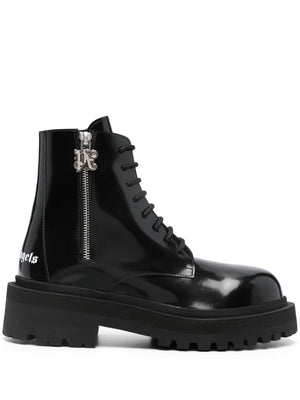Statement Logo Combat Boots for Women