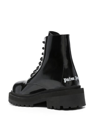 Statement Logo Combat Boots for Women
