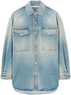 Women's Oversized Denim Shirt - FW23 Collection