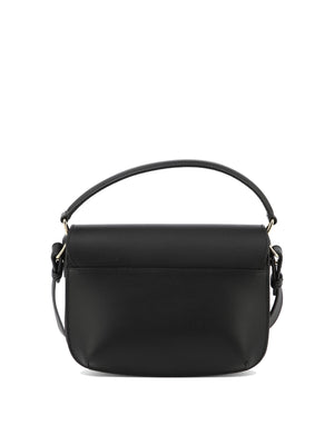 A.P.C. Classic Mini Black Leather Shoulder Bag for Women - Fall/Winter 2024