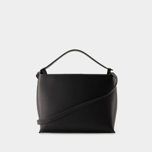 A.P.C. Sleek Black Calfskin Crossbody Bag for Women