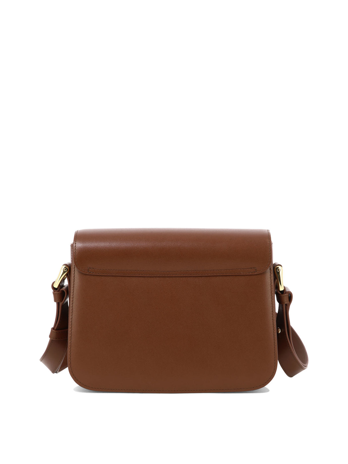 A.P.C. Brown Leather Crossbody Bag for Women - SS24 Collection