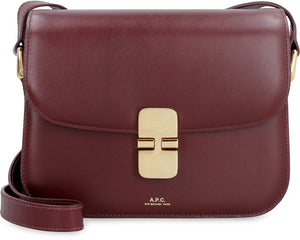 Grace Small Crossbody Bag in Smooth Leather with Metal Closure and Adjustable Strap