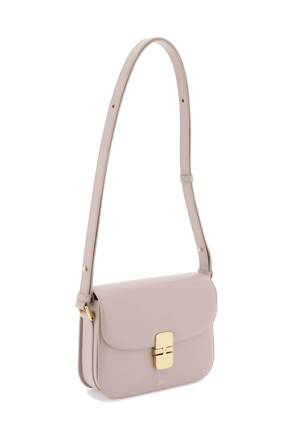 A.P.C. Women's Grace Small Purple Leather Crossbody Bag - SS24