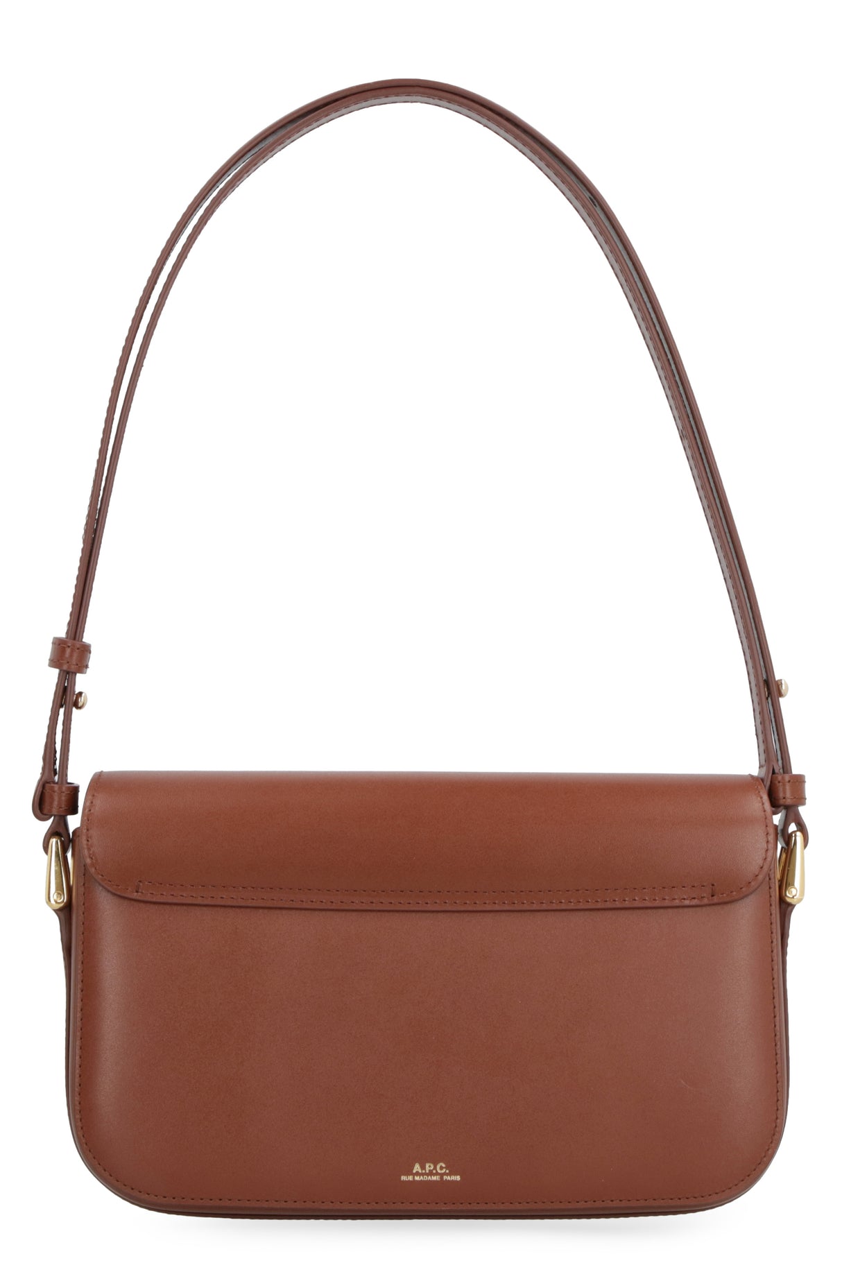 A.P.C. Elegant Leather Mini Baguette Handbag