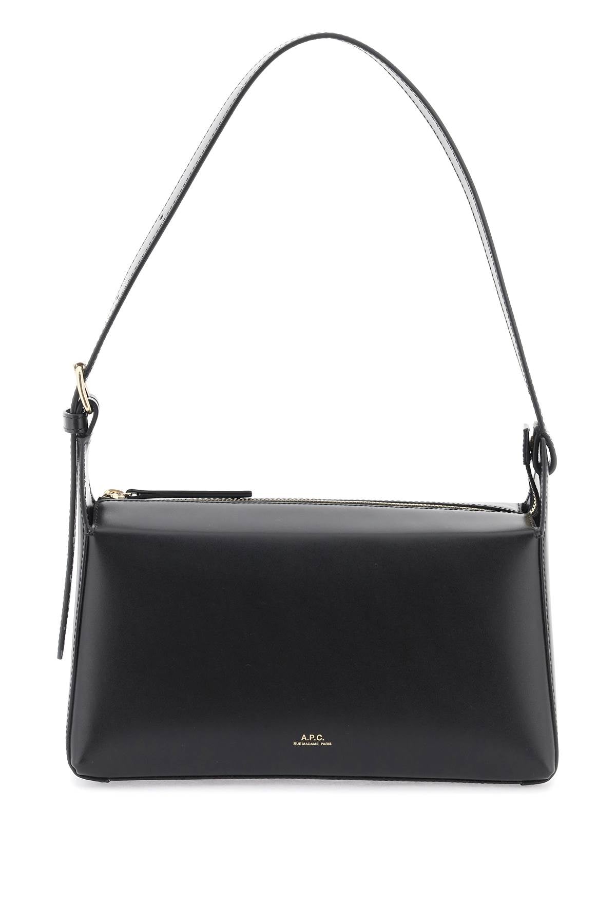 A.P.C. Elegant Leather Mini Baguette Handbag